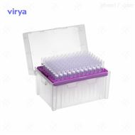 3218528Virya 盒装手工带滤芯1000μl移液器吸头